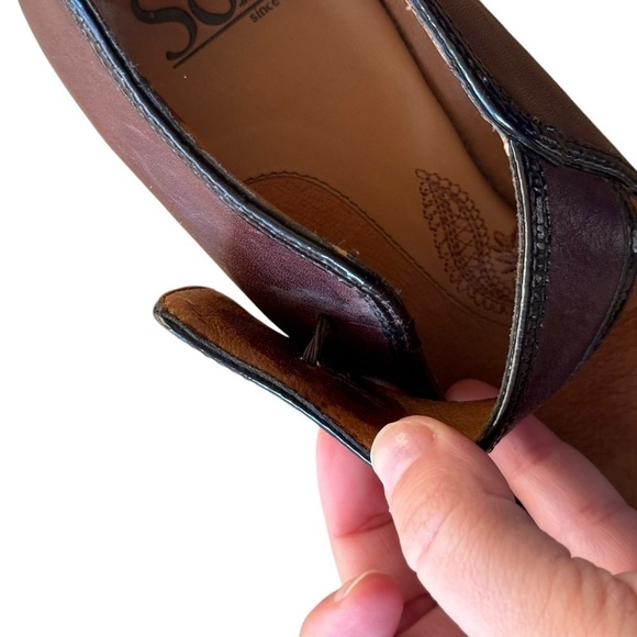 Sofft Women's Carma Mary Jane Pump Sz 8 Chocolate Brown Leather Block Heel Comfy - Picture 5 of 9